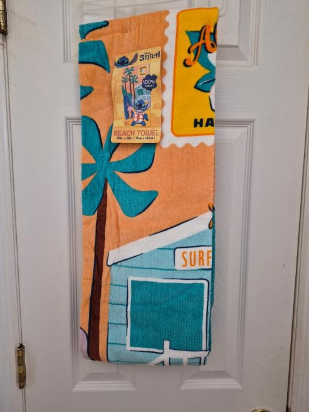 Disney Stitch Beach Towel
